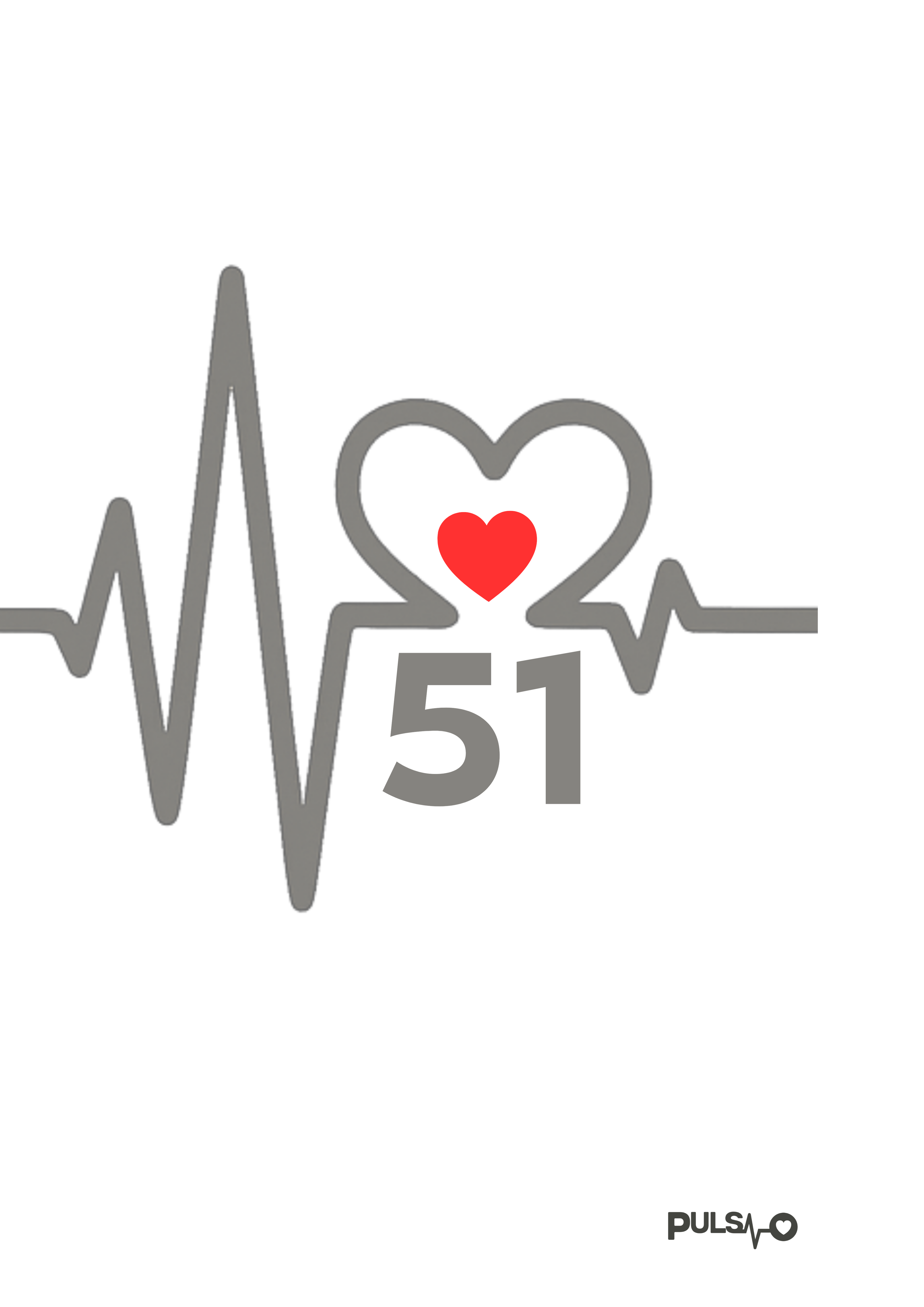 Canvas Artprint Pulso Heartline 51 - Edition 51 / Premium Leinwanddruck Pulso Studio