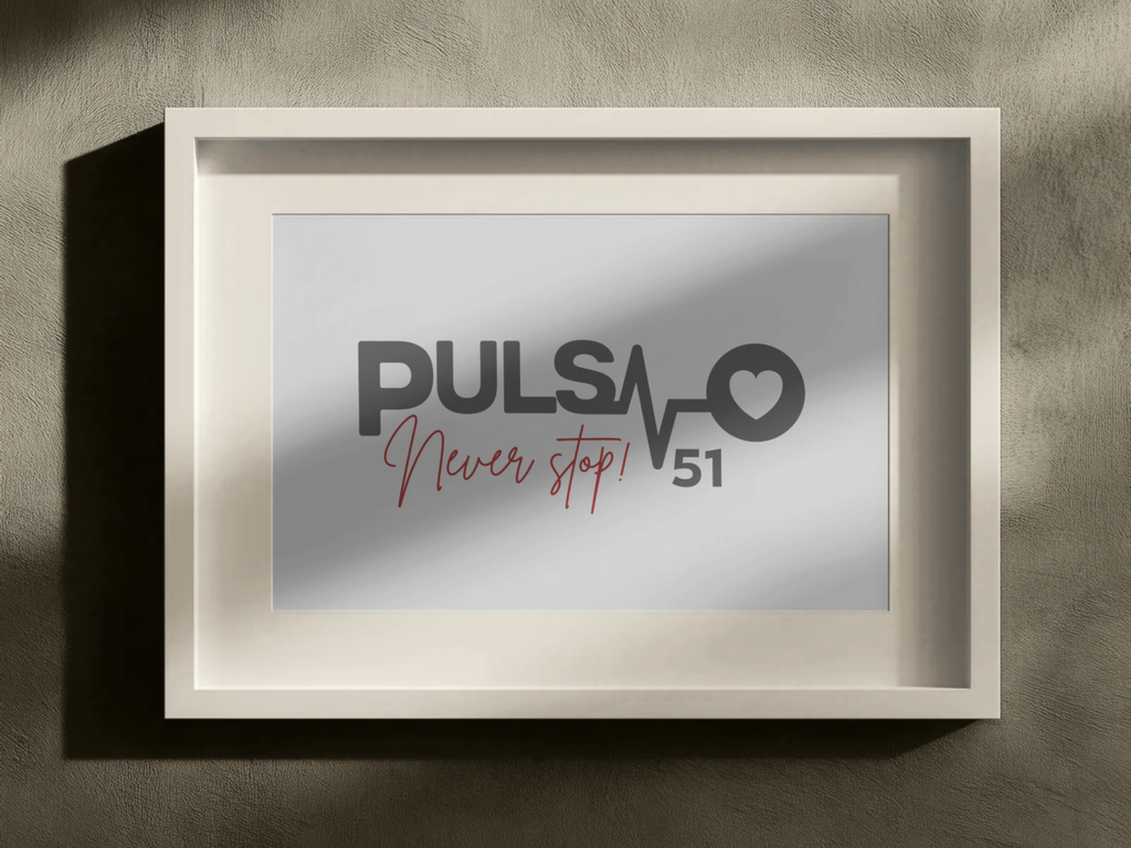 Canvas Artprint Pulso Never Stop - Edition 51 / Premium Leinwand Pulso Studio