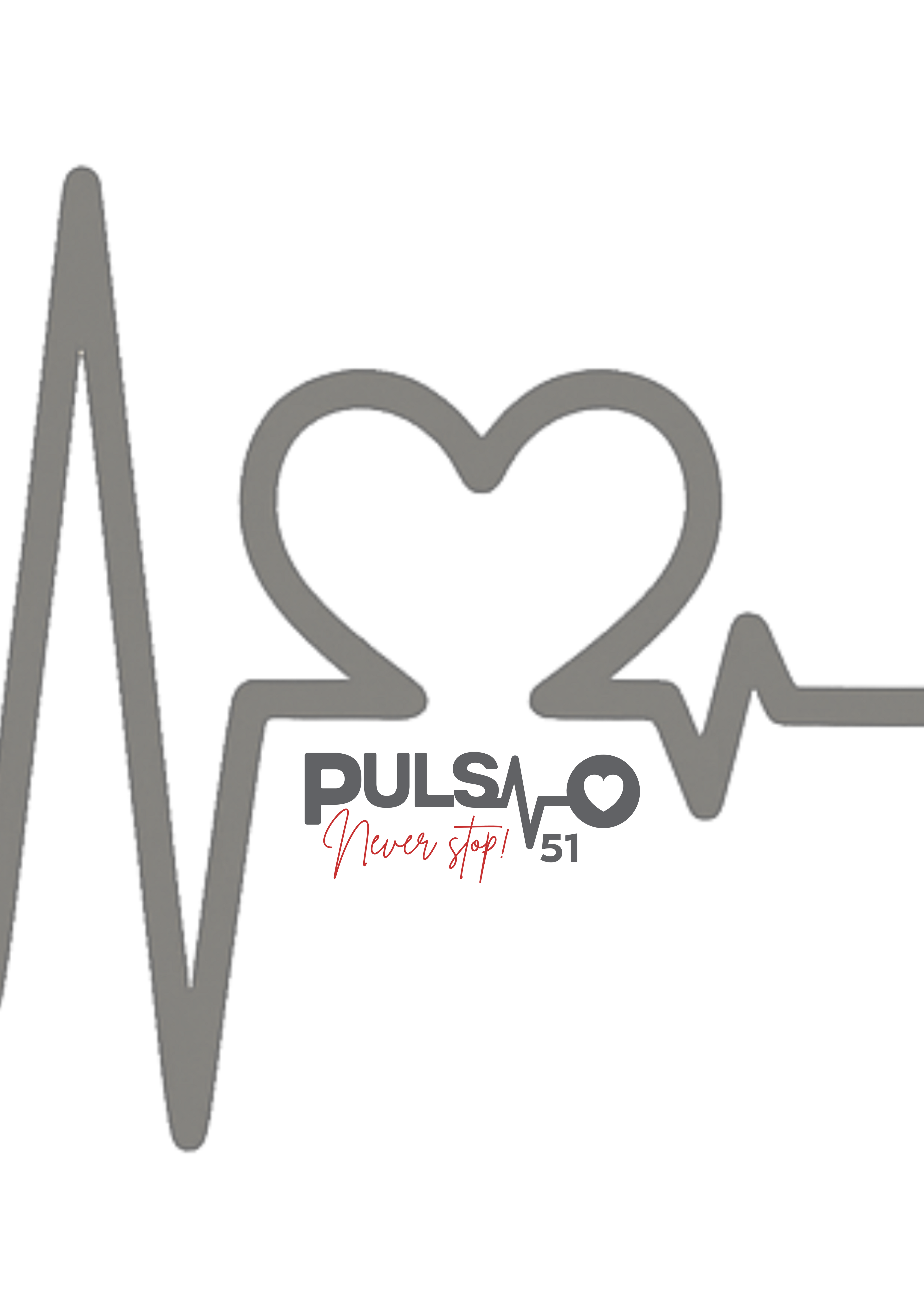 Canvas Artprint Pulso Heartline - Edition 51 / Premium Leinwand Pulso Studio