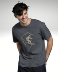 Pulso T-Shirt „Skiing - Feel the Flow“ Print: Cream