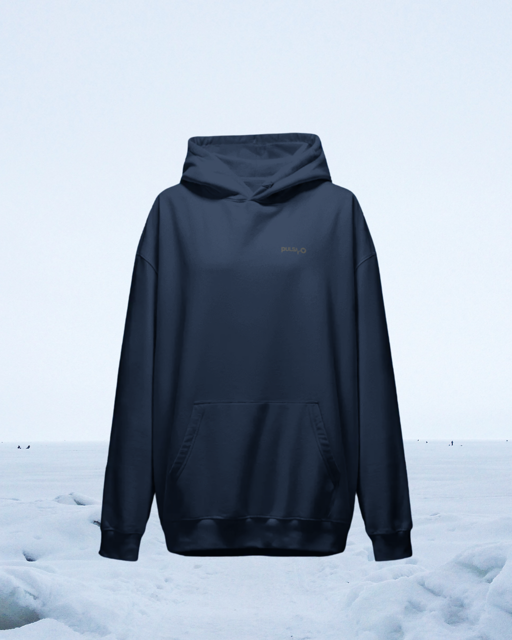 Pulso Hoodie "Pulso - Feel the mountain" Print: Cream Women