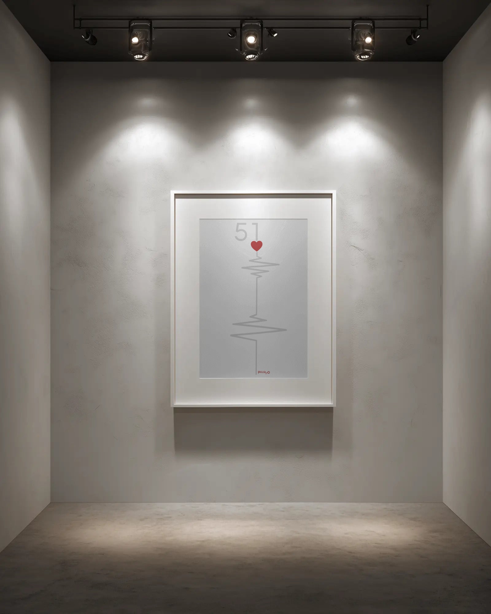 Canvas Artprint Pulse 51 - Edition 51 / Premium Leinwanddruck Pulso Studio