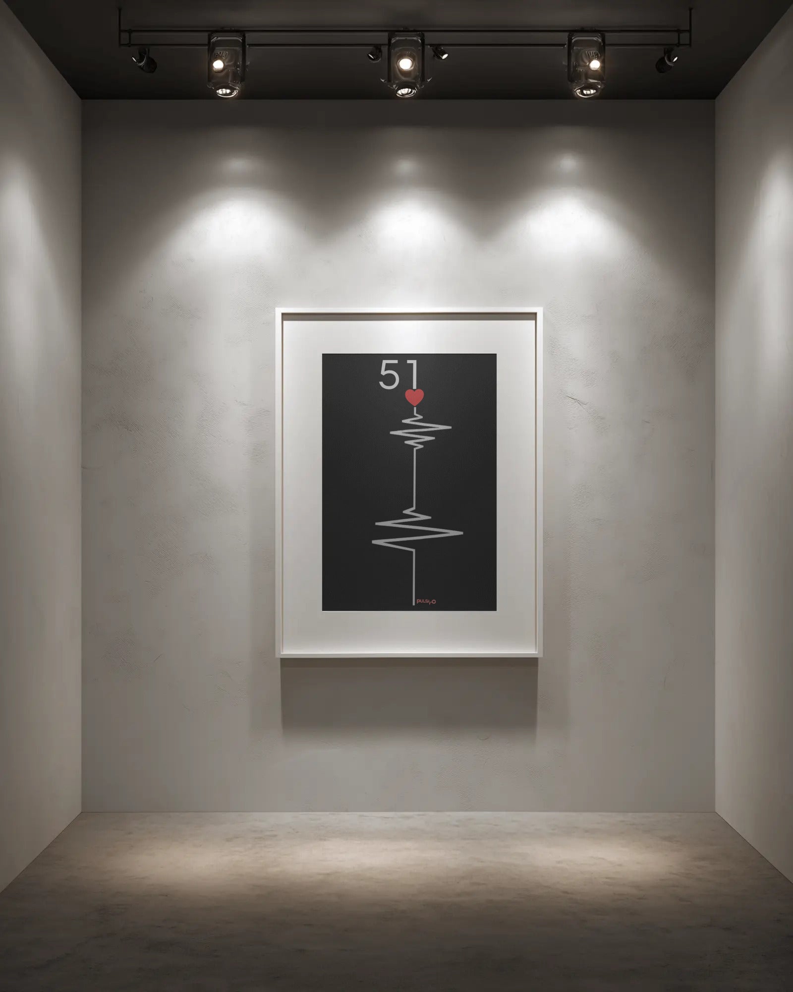 Canvas Artprint Pulse 51 - Edition 51 / Premium Leinwanddruck Pulso Studio