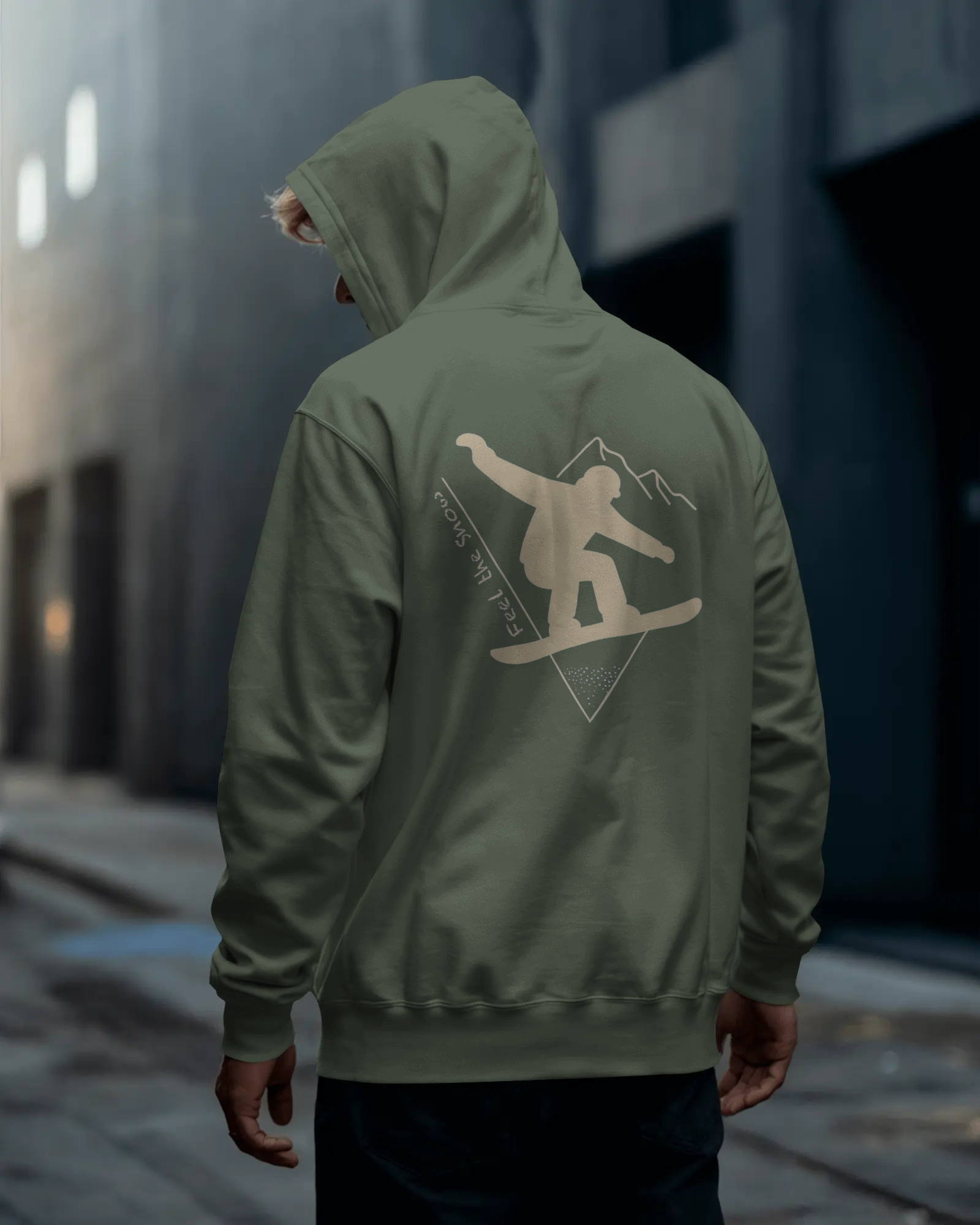 Pulso Hoodie „Snowboard - Feel the Snow“