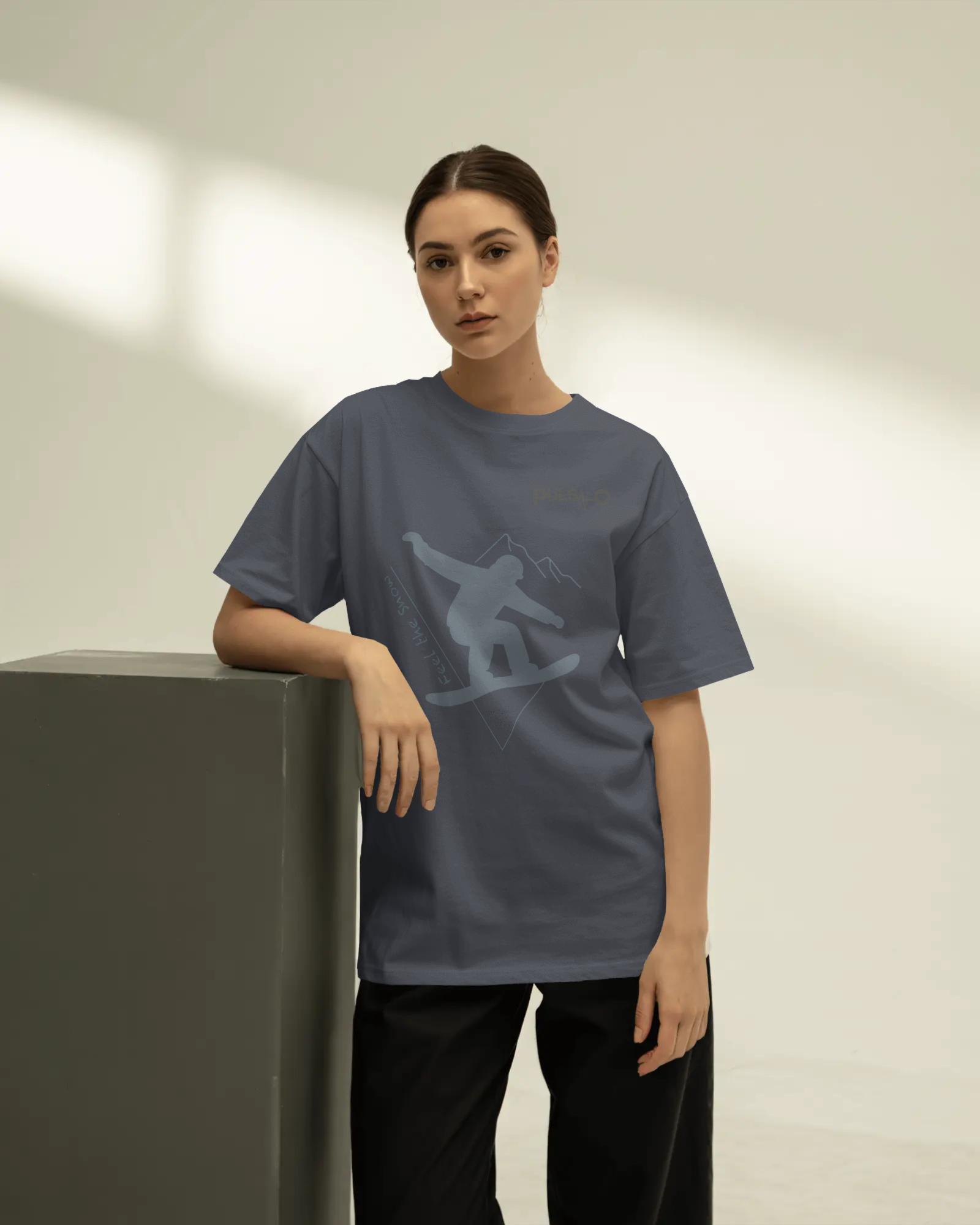 Pulso T-shirt "Snowboard - Feel the Snow"